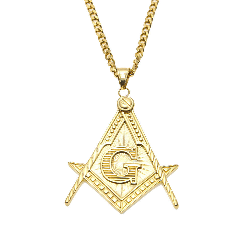 Freemasonry Icon Symbolic Pendant