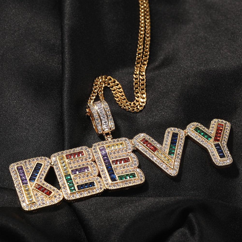 Colorful Letter Ice Cube Format