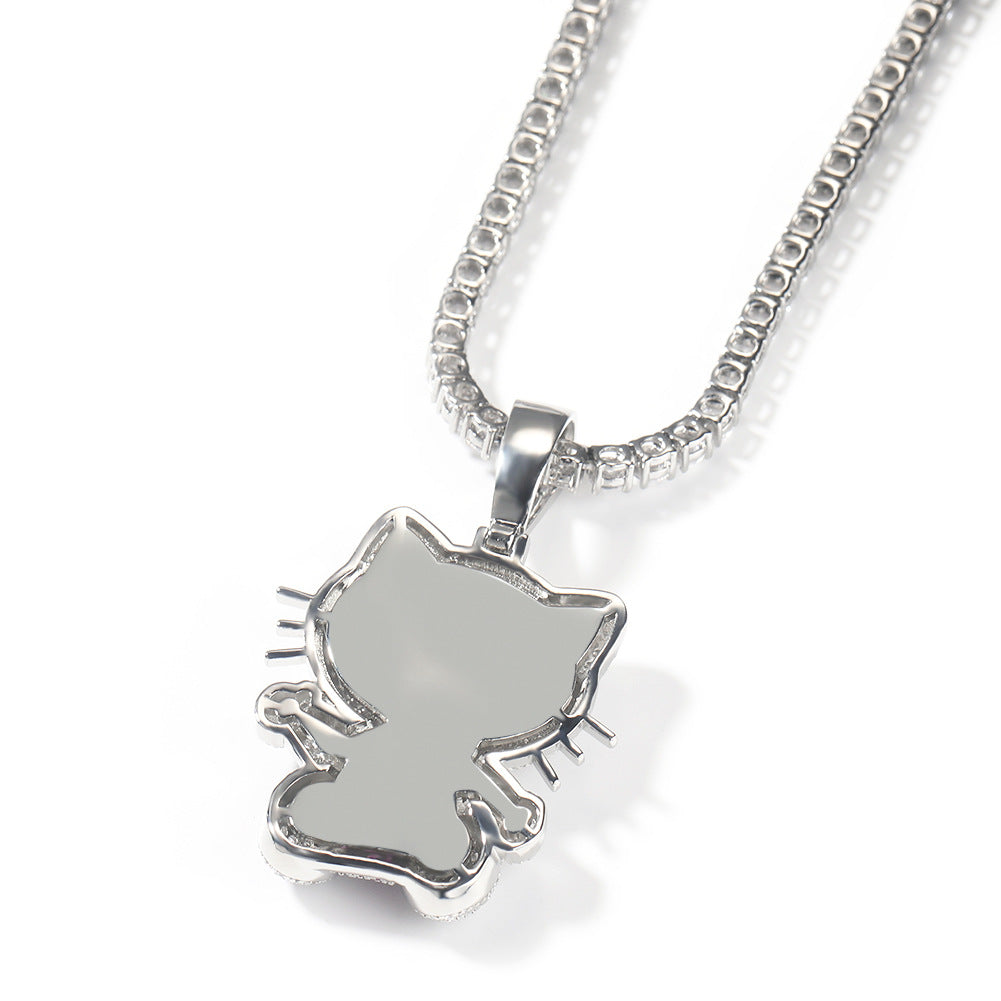 Hello Kitty CZ Gem Pendant