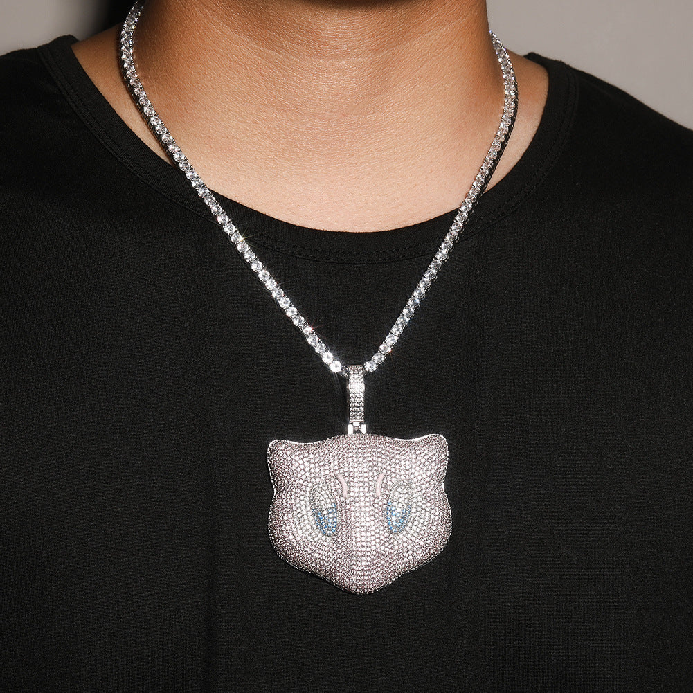 Pokemon Mew ミュウ CZ Gem Pendant