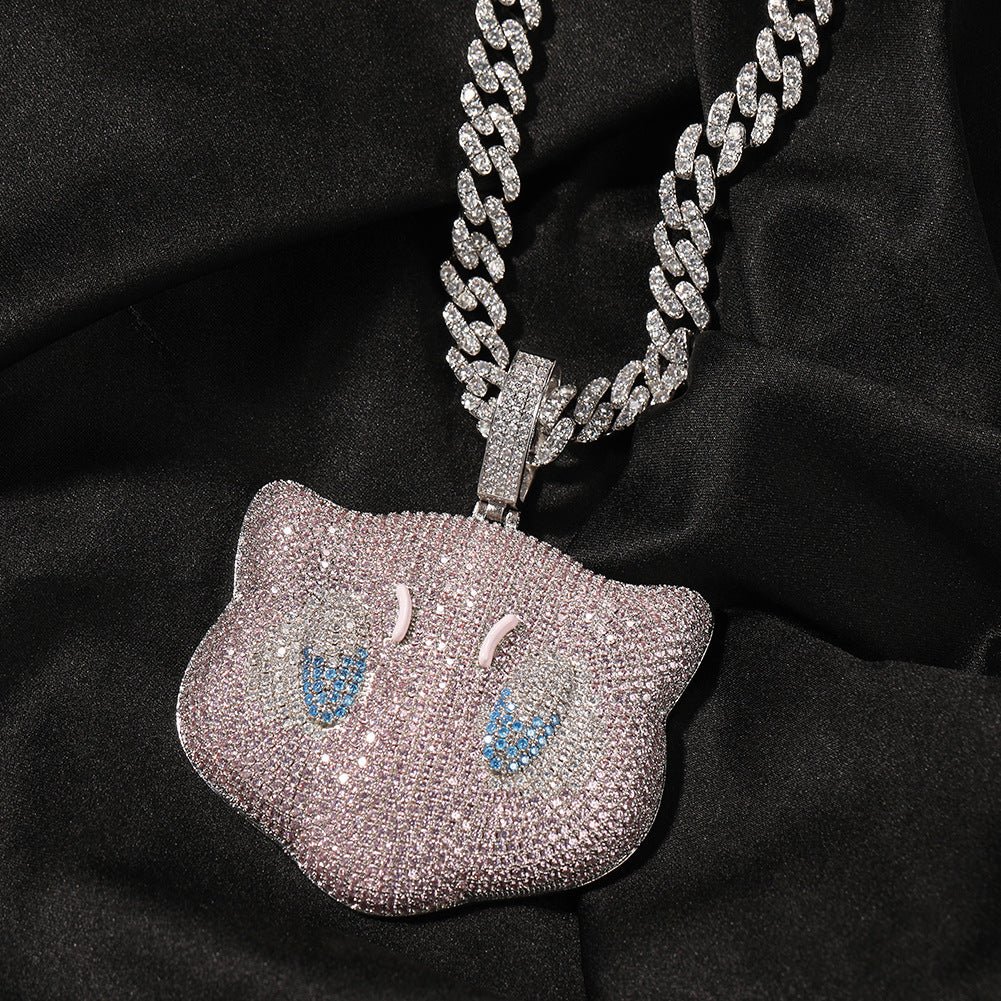 Pokemon Mew ミュウ CZ Gem Pendant