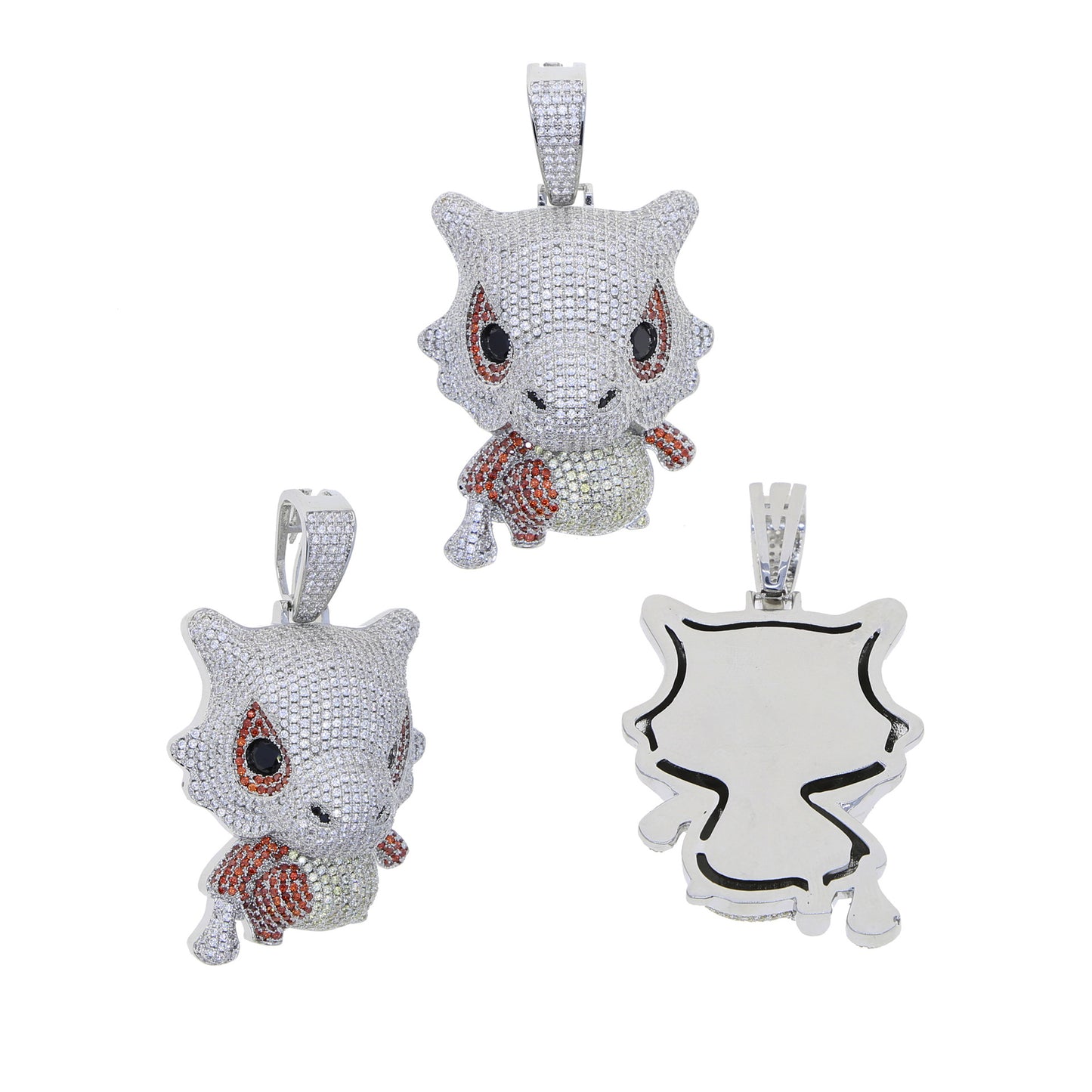 Pokemon Cubone カラカラ CZ Gem Pendant