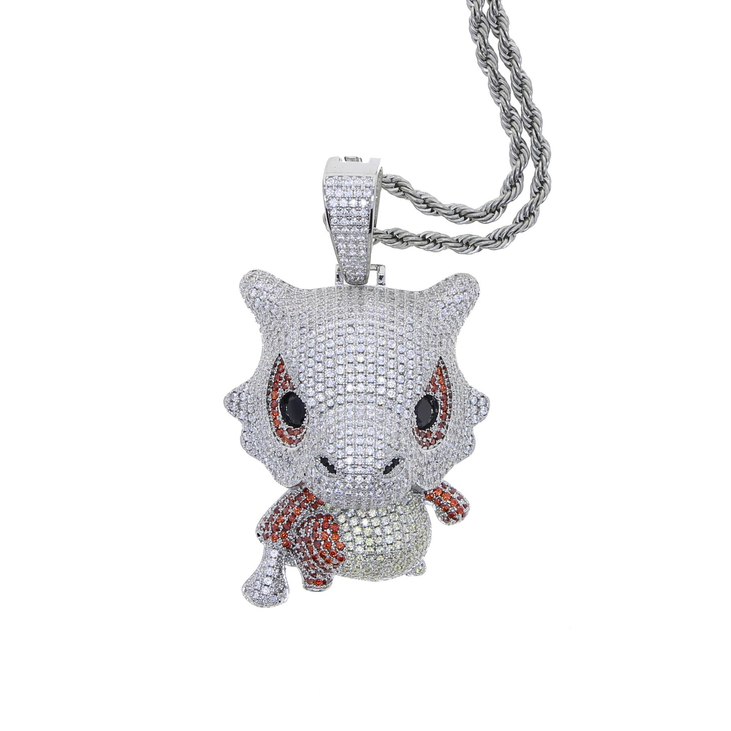 Pokemon Cubone カラカラ CZ Gem Pendant