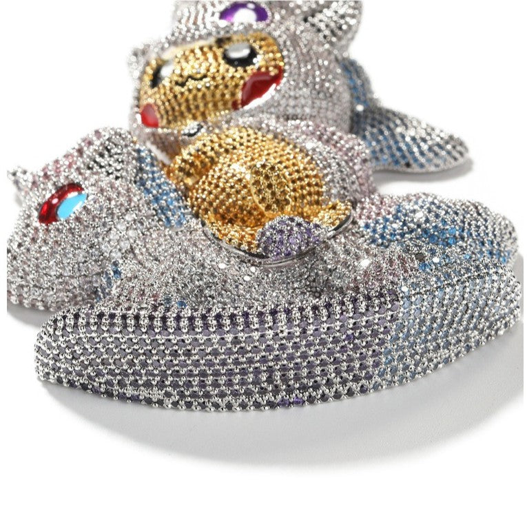Pokemon Pikachu ピカチュウ CZ Gem Pendant