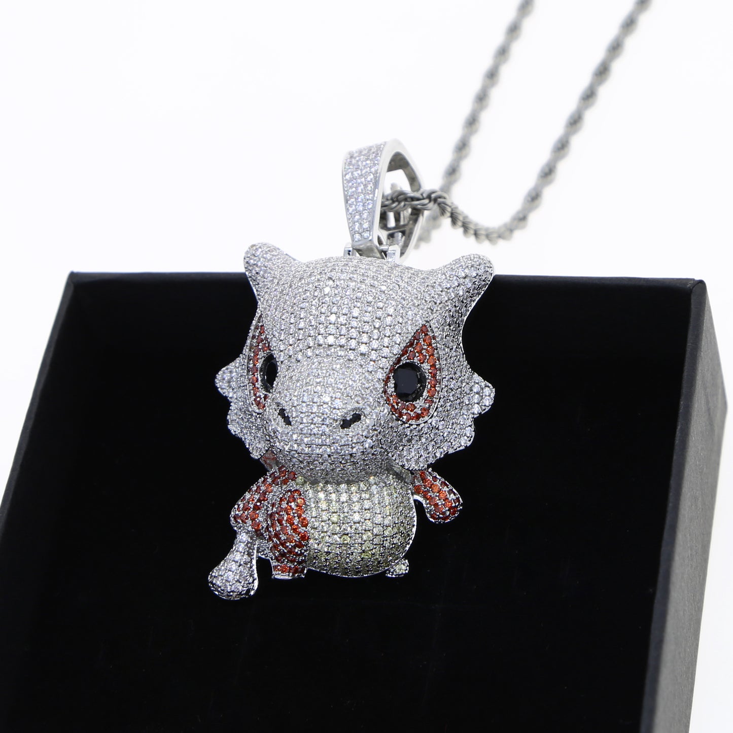 Pokemon Cubone カラカラ CZ Gem Pendant